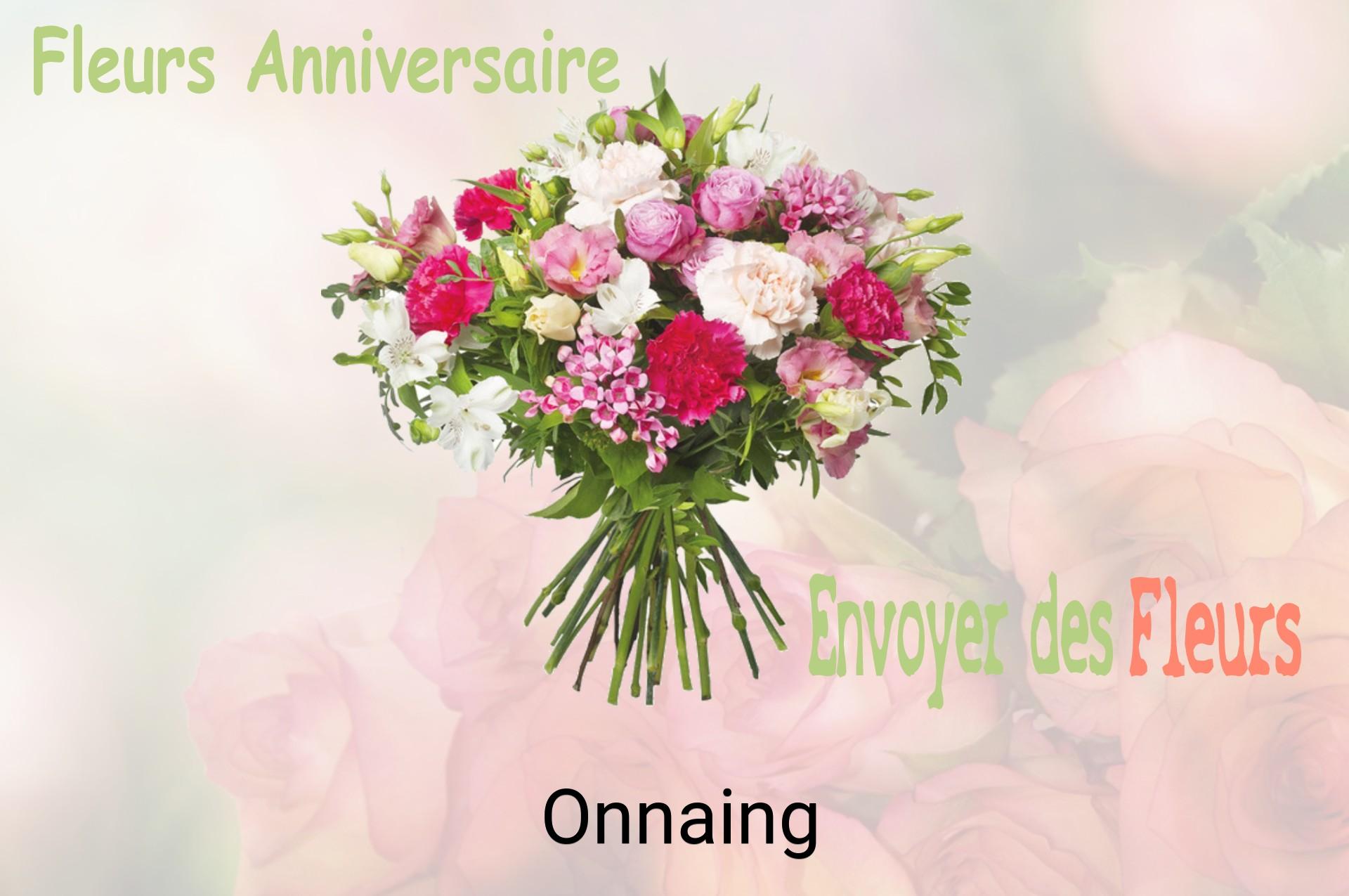 Bouquet de fleurs d’anniversaire livré à Onnaing